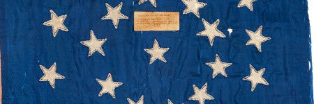 33 star Virginian flag flown at the capture of John Brown to auction