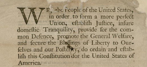 US Founding Documents for collectors 2: The Constitution of the United States