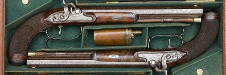 Battle of Fishguard pistols to cross the block at Bonhams