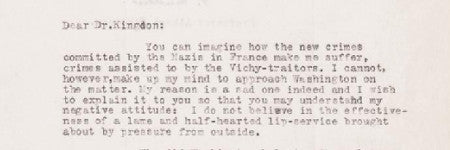 Albert Einstein’s WW2 letter 