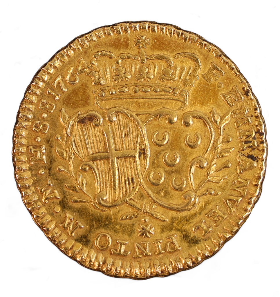 Malta Order of St John Gold 20 Scudi 1764 of Emmanuel Pinto