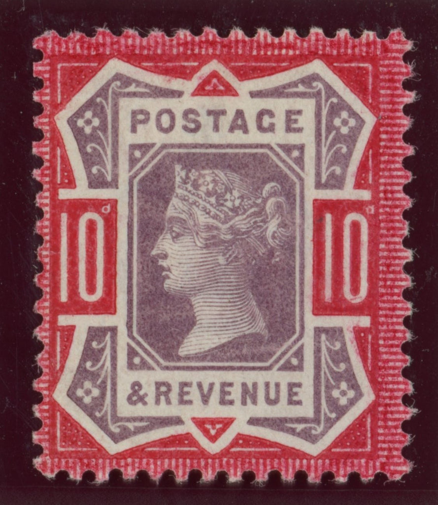 Great Britain 1890 10d dull purple and deep dull carmine, SG210a