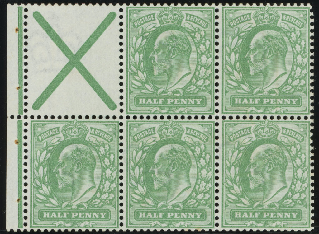 Great Britain 1911 ½d pale bluish green, SG270a