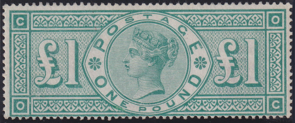 Great Britain 1891 £1 Green, SG212