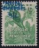 Papua New Guinea 1960 3d on ½d emerald Postage Due error, SGD3a