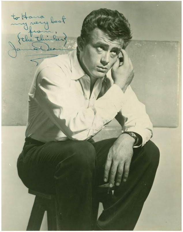 James Dean signed photo