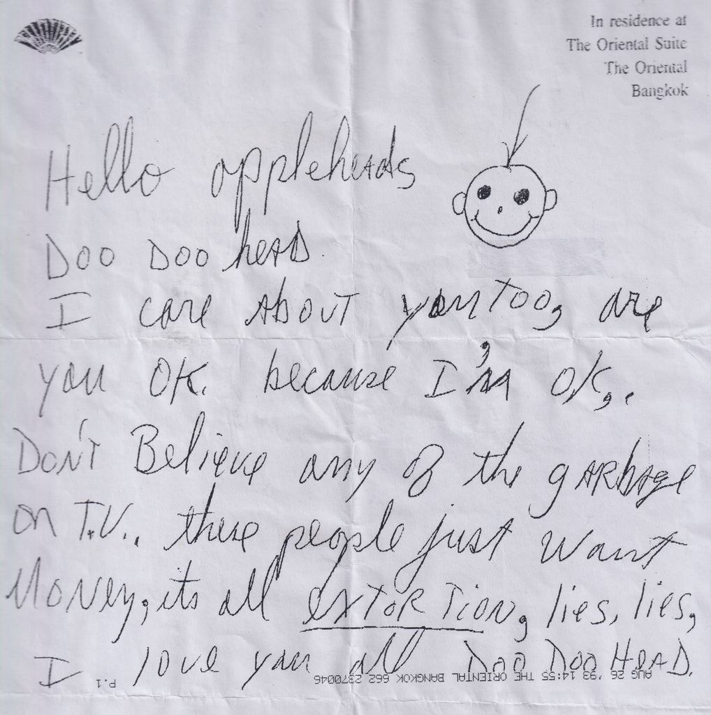 Michael Jackson authored 1993 fax