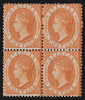 St Lucia 1864-76 (1s) pale orange, SG14c