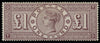 Great Britain 1888 £1 Brown-Lilac (Watermark Three Orbs), SG186