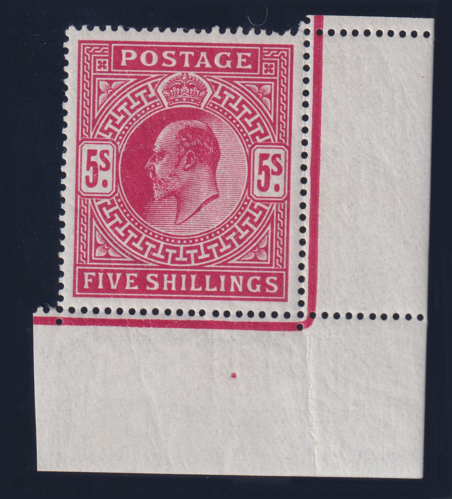 Great Britain 1911 5s carmine, SG318