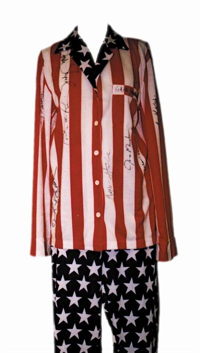 Ally McBeal Autographed Pyjamas