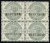 Great Britain 1883 9d dull green (watermark sideways inverted) Specimens, SG199var