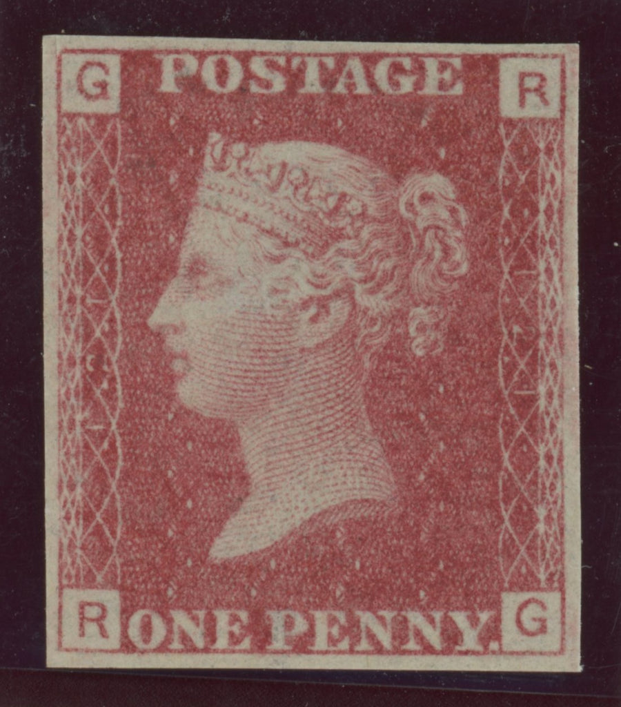 Great Britain 1864 1d rose red Plate 121, SG43var