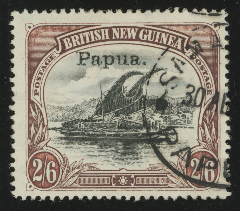 Papua 1907 2s6d black and brown, SG45