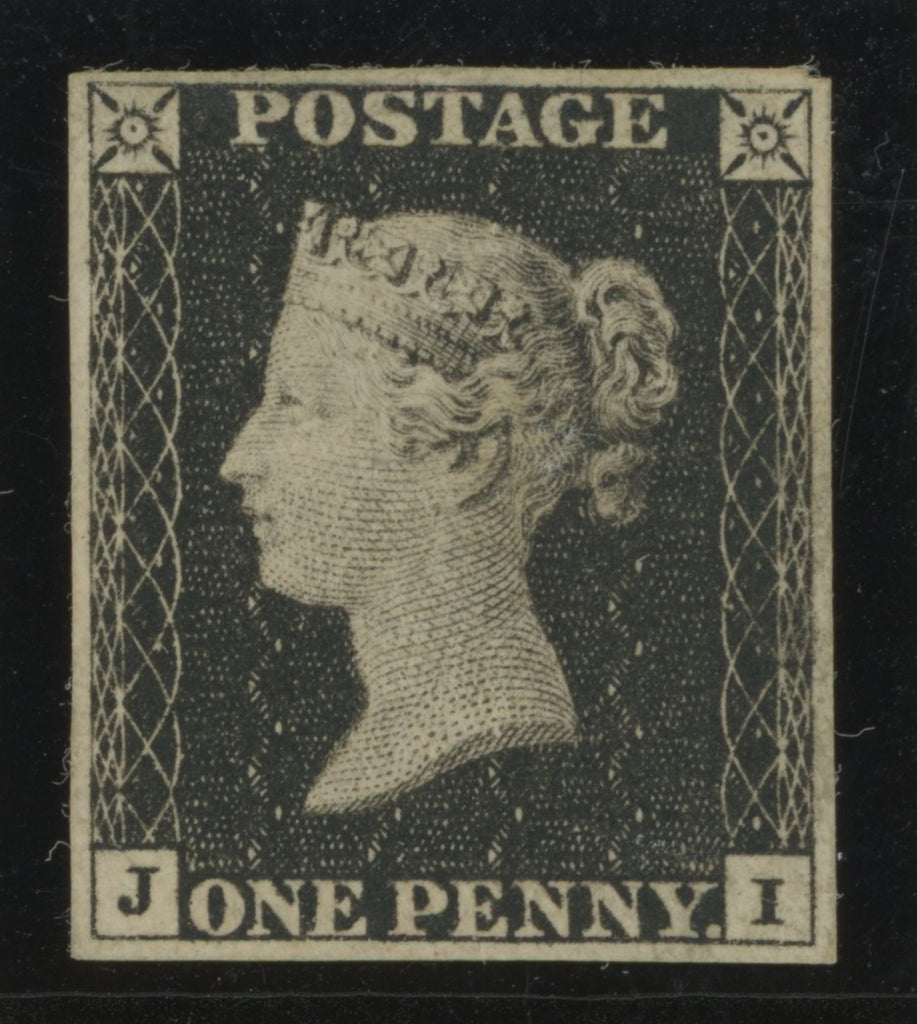 Great Britain 1840 1d Black Plate 1a, SG2