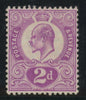 Great Britain 1910 2d Tyrian Plum, SG266a