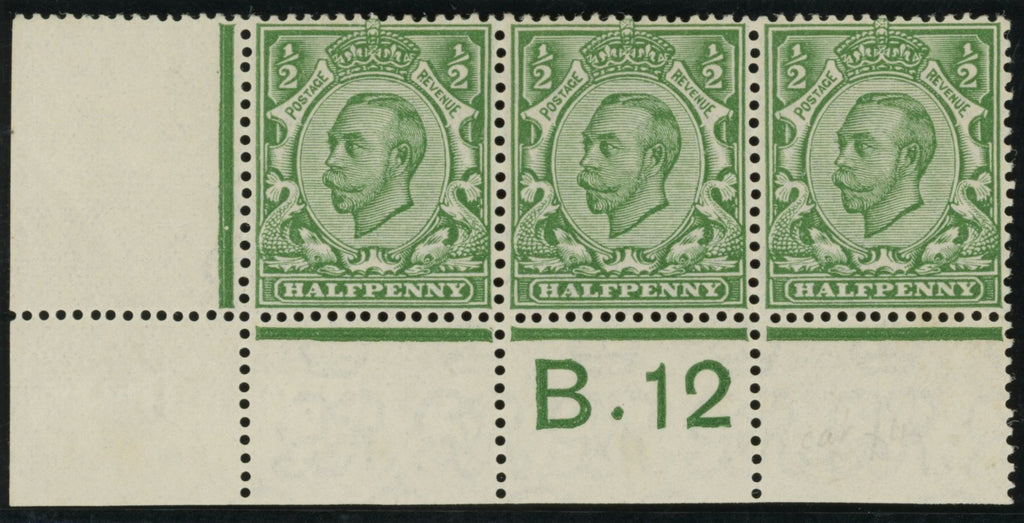 Great Britain 1912 ½d green (Watermark Multiple Cypher), SG346