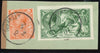 Great Britain 1913 £1 green "Seahorses", SG368/403