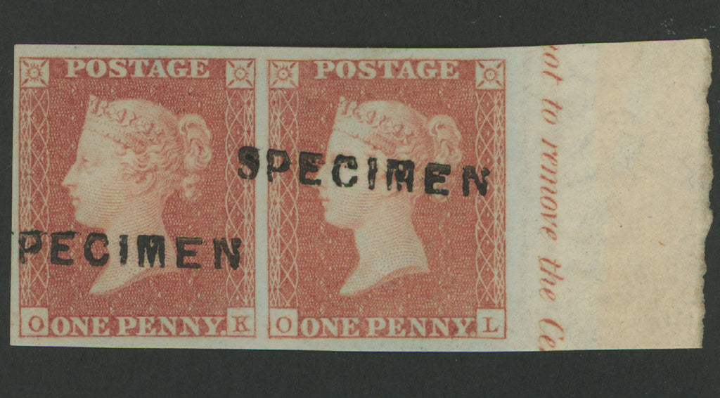 Great Britain 1841 1d red brown Plate 90 specimen, SG8s