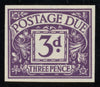 Great Britain 1956 3d violet Postage Due (Watermark St Edwards Crown) imprimatur, SGD50var