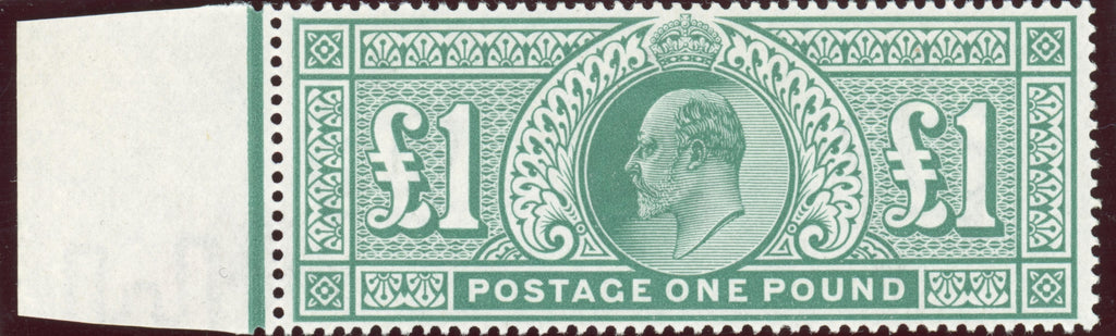 Great Britain 1902 £1 dull blue green, SG266