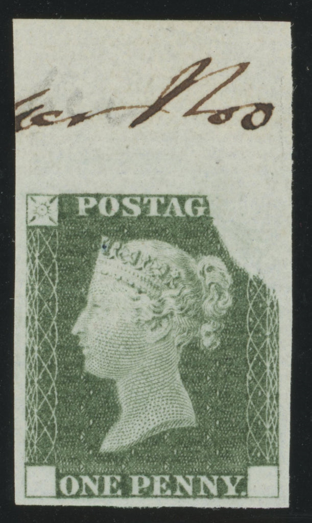 Great Britain 1841 1d Rainbow Trial (State 3), SGDP20