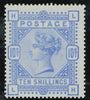 Great Britain 1883 10s ultramarine, SG183