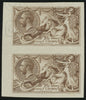 Great Britain 1915 2s6d pale yellow brown "Seahorses" colour trials, SG406var