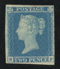 Great Britain 1851 2d violet blue on thick Iavender tinted paper Plate 4, SG15aa