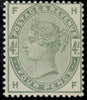 Great Britain 1884 4d dull green, SG192