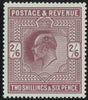 Great Britain 1911 2s6d dark purple (O), SG317