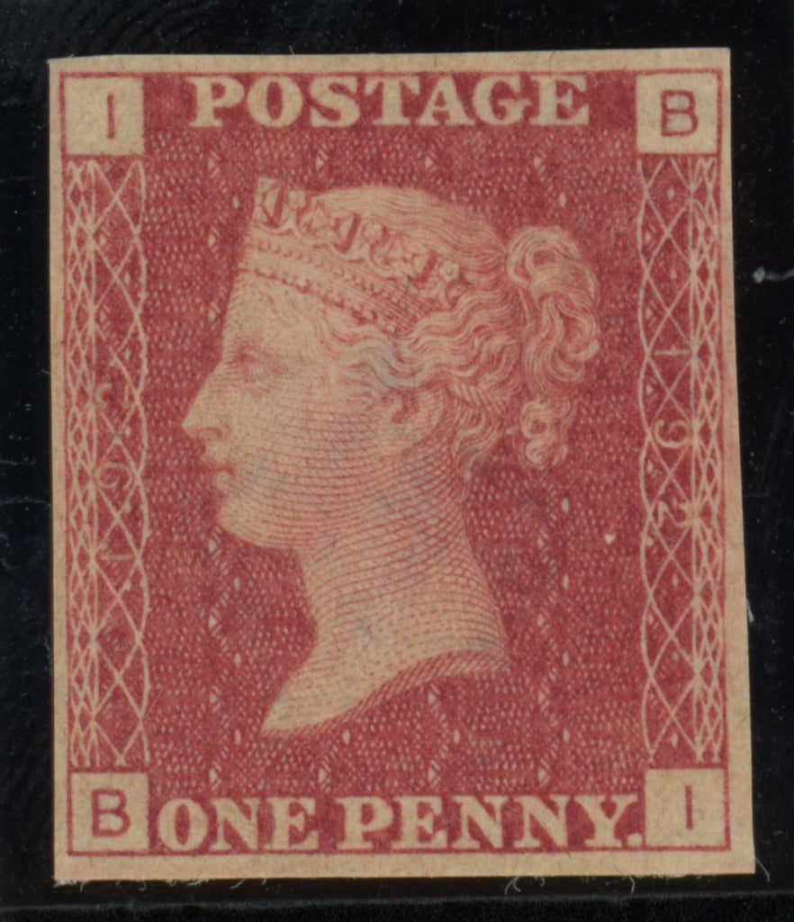 Great Britain 1875 1d rose red Plate 92 imprimatur, SG43var