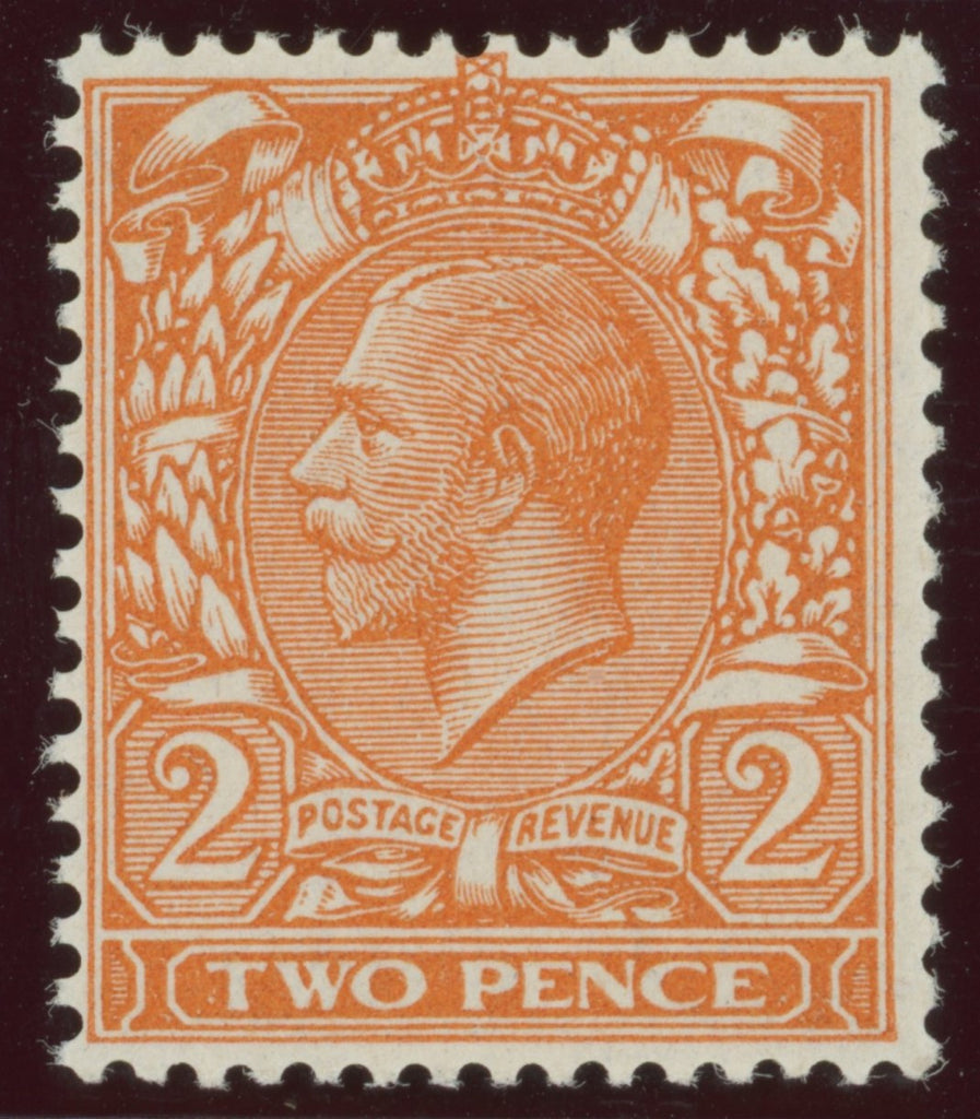 Great Britain 1924 2d Orange (No Watermark), SG421a