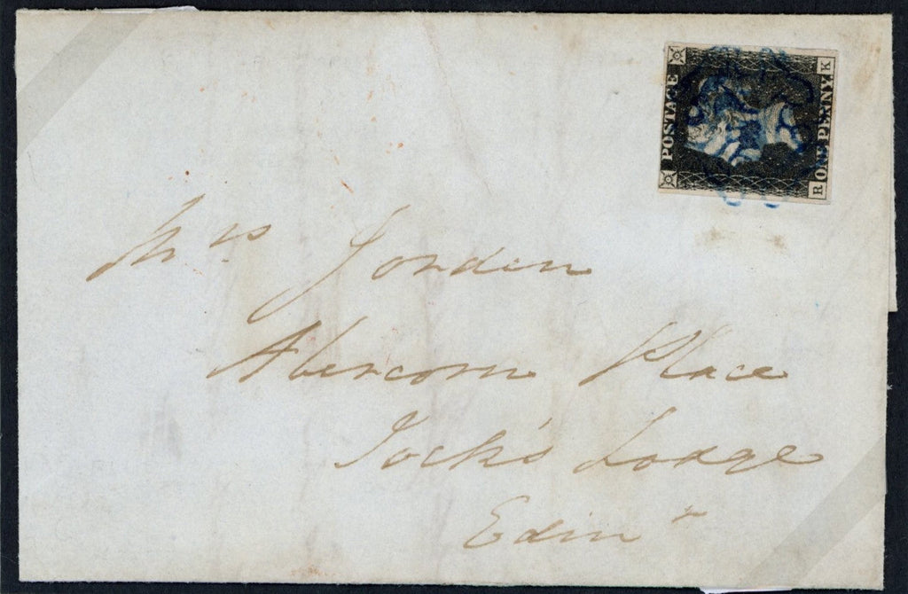 Great Britain 1840 1d black Plate 6, SG2