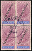 Sarawak 1933 25c purple & blue Telegraphs, SGT4