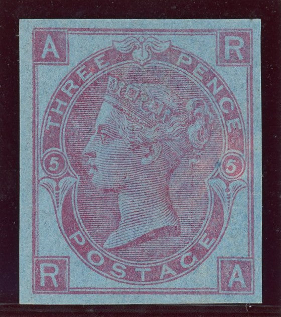 Great Britain 1868 3d rose Plate 5, SG103var