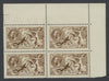 Great Britain 1915 2s6d grey brown "Seahorses", SG407