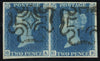 Great Britain 1840 2d blue Plate 2, SG5