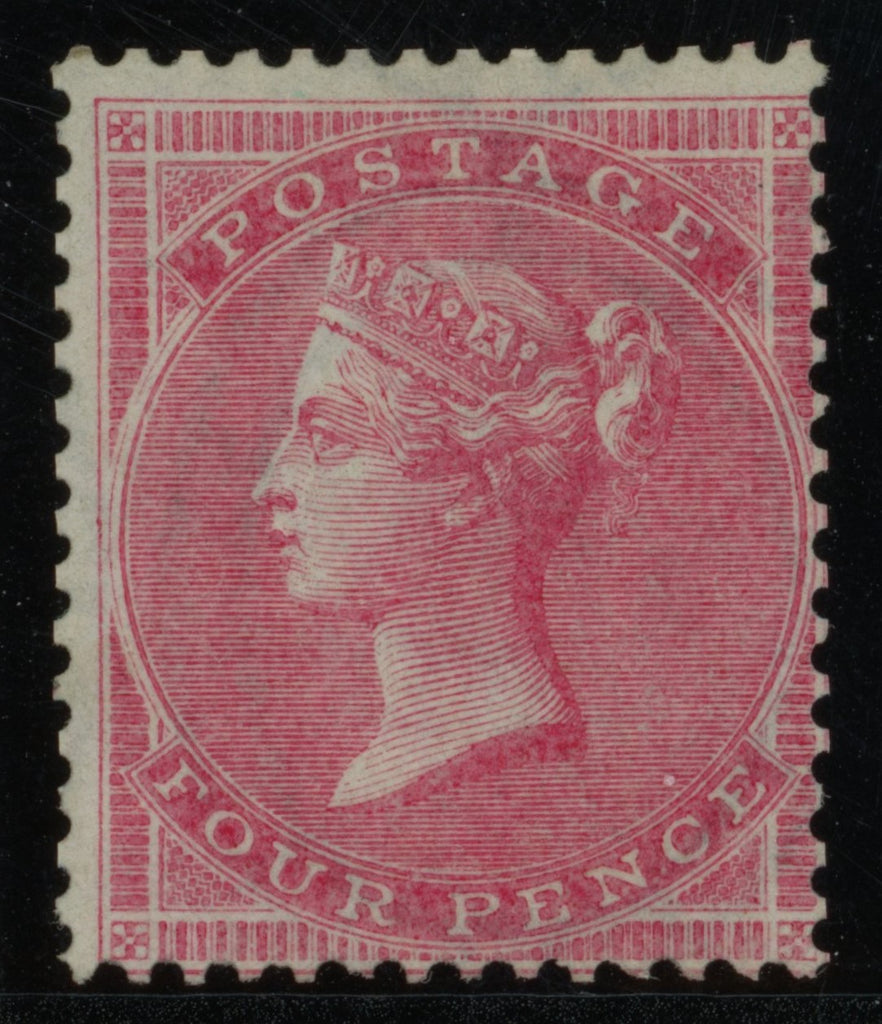 Great Britain 1857 4d rose carmine, SG66