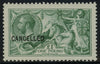 Great Britain 1913 £1 dull blue-green "Seahorses", SG404var