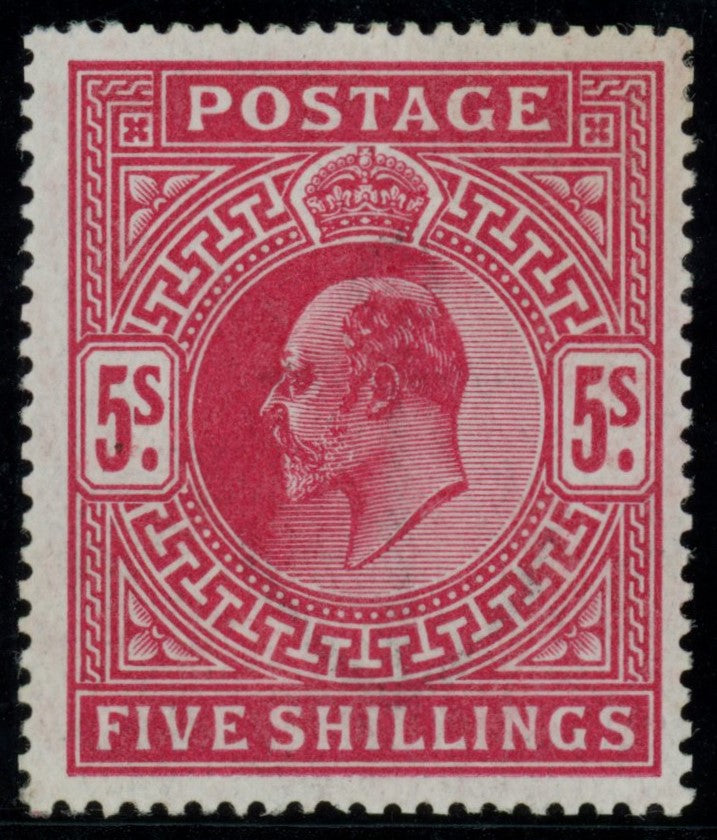 Great Britain 1911 5s carmine, SG318