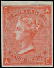 Great Britain 1872 4d vermilion Plate 13 imprimatur, SG94var