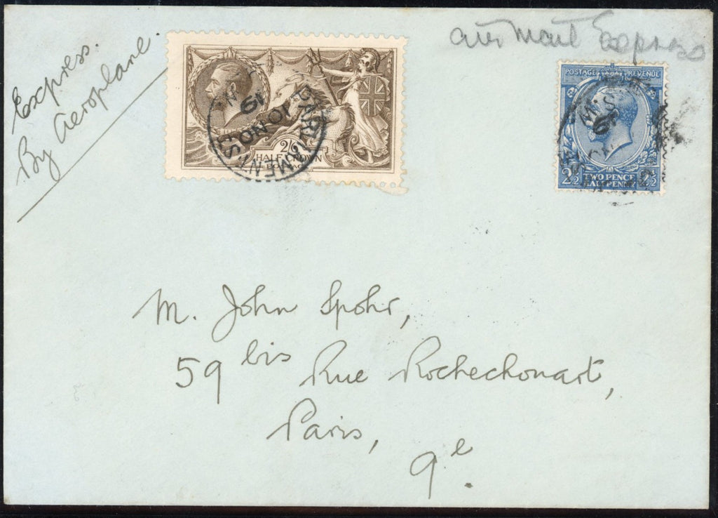 Great Britain 1919 Express Air Mail, SG372,413a