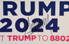 Donald Trump signed 2024 campaign poster