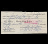 A Marilyn Monroe autographed bank cheque dating from July 1953.