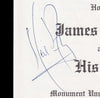 Neil Armstrong's signature on a 1974 Harrodsburg Bicentennial Celebration program