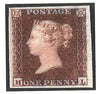 Great Britain 1841 1d red brown plate 151 imprimatur