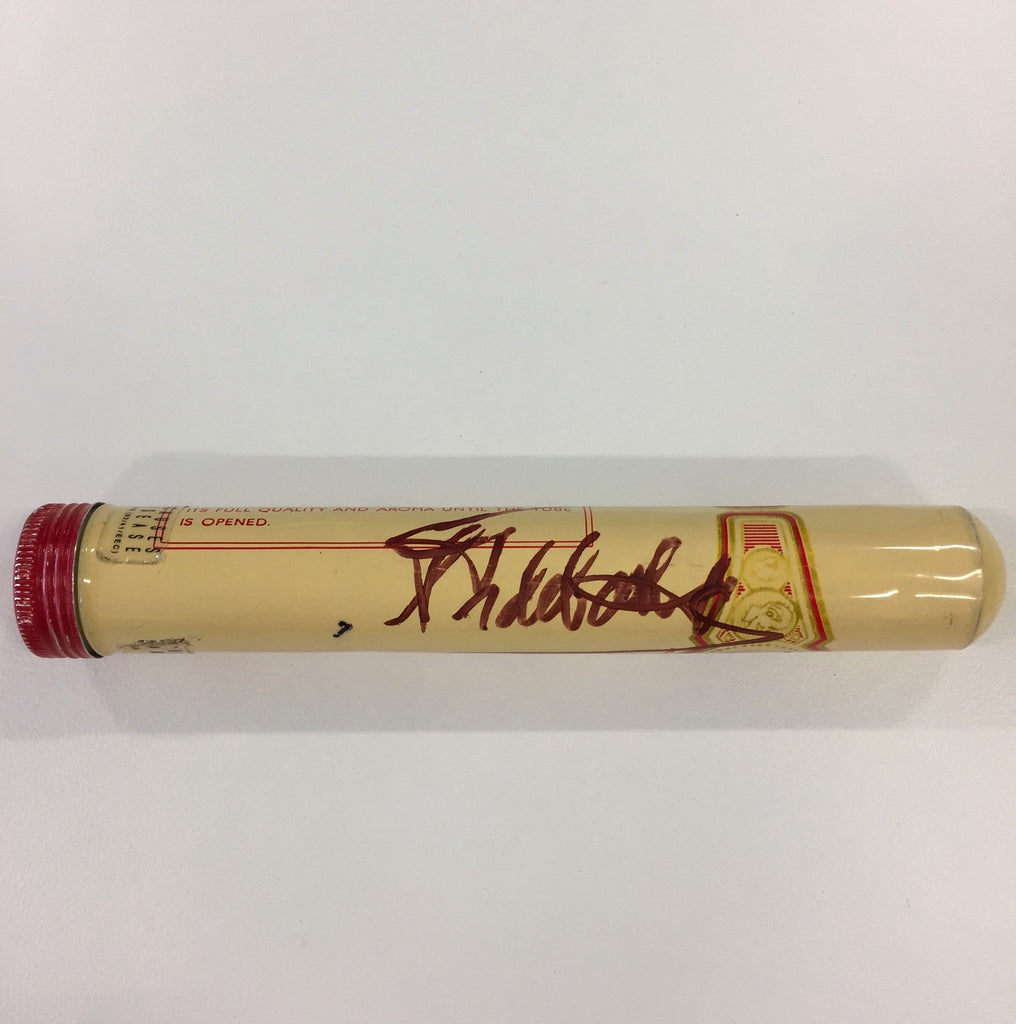 Fidel Castro signed cigar case