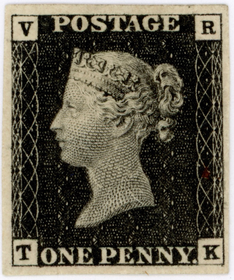 Great Britain 1840 1d Black (V.R. Official) imprimatur, SGV1var