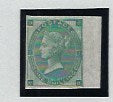 Great Britain 1862 1s Green (wmk. Inverted). SG91awi PL3